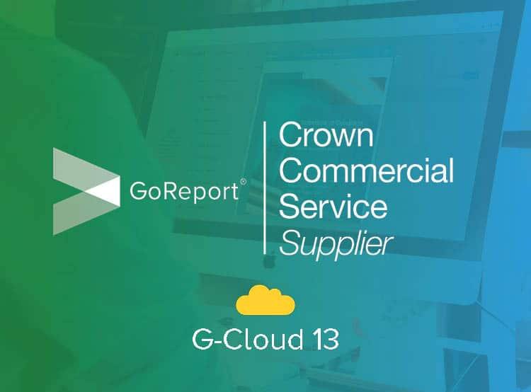 GoReport approved as Crown Commercial Service supplier, as part of the G-Cloud 13 framework